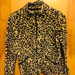 Girls Cheetah Print Fleece